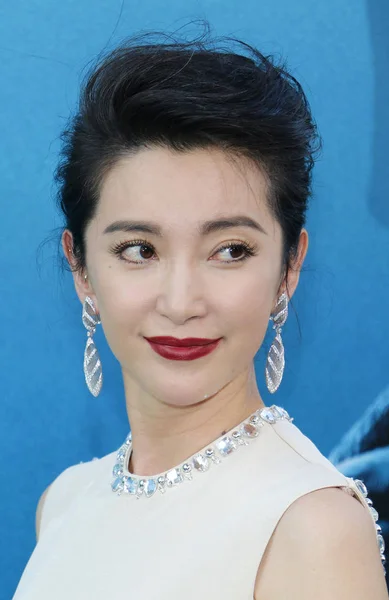 Oyuncu Los Angeles Şehrinde Bingbing Premiere Meg Tcl Çin Tiyatro — Stok fotoğraf