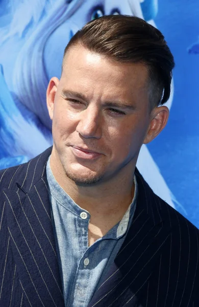 Channing Tatum Estreno Los Ángeles Smallfoot Celebrado Regency Village Theatre — Foto de Stock