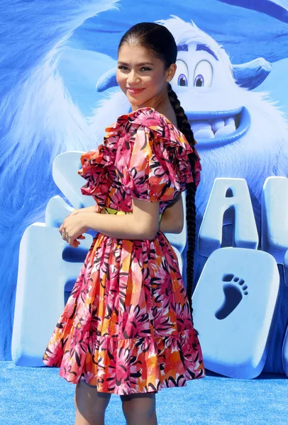 Zendaya Coleman Los Angeles Premiere Smallfoot Held Regency Village Theatre — Stock Photo, Image