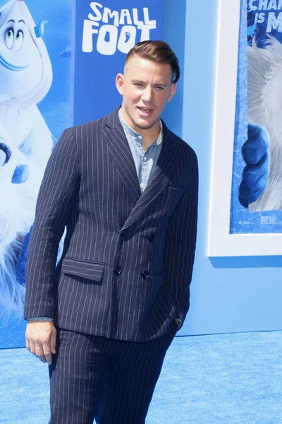 Channing Tatum Estreia Smallfoot Los Angeles Realizada Regency Village Theatre — Fotografia de Stock