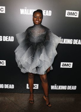 27 Eylül 2018 Los Angeles, ABD Dga Tiyatrosu'nda düzenlenen Amc'ın 'The Walking Dead' sezon 9 galasında Danai Gurira.