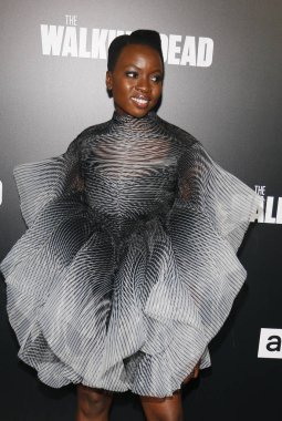 27 Eylül 2018 Los Angeles, ABD Dga Tiyatrosu'nda düzenlenen Amc'ın 'The Walking Dead' sezon 9 galasında Danai Gurira.