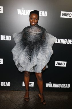 27 Eylül 2018 Los Angeles, ABD Dga Tiyatrosu'nda düzenlenen Amc'ın 'The Walking Dead' sezon 9 galasında Danai Gurira.