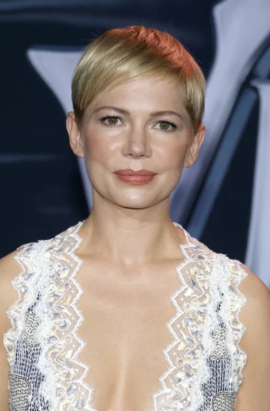 Actress Michelle Williams Los Angeles Premiere Venom Held Regency Village — Stock Photo, Image