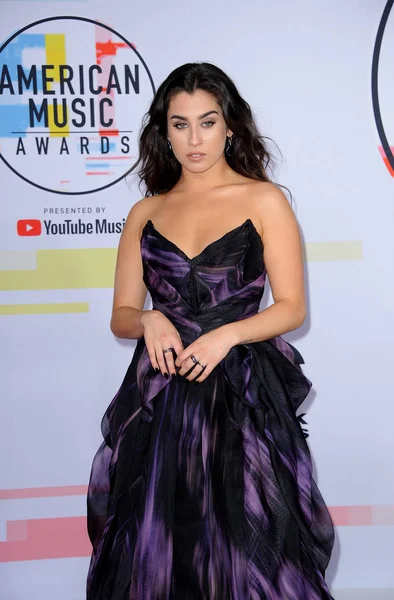 Lauren Jauregui Los American Music Awards 2018 Celebrados Microsoft Theater —  Fotos de Stock