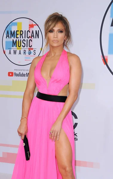 Jennifer López Los American Music Awards 2018 Celebrados Microsoft Theater — Foto de Stock