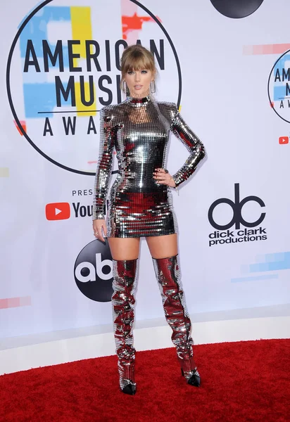 Taylor Swift Los American Music Awards 2018 Celebrados Microsoft Theater — Foto de Stock