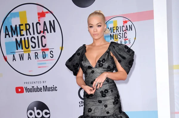 Rita Ora American Music Awards 2018 Realizado Microsoft Theater Los — Fotografia de Stock