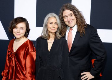 'Hollywood, ABD Tcl Çin Tiyatrosu 17 Ekim 2018 düzenlenen Cadılar Bayramı' Weird Al Yankovic, Suzanne Yankovic ve Nina Yankovic, Los Angeles premiere.