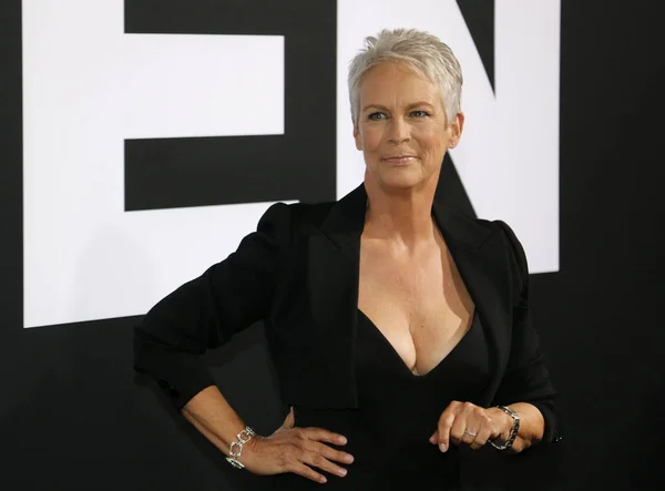 Jamie Lee Curtis Première Halloween Los Angeles Tcl Chinese Theatre — Photo