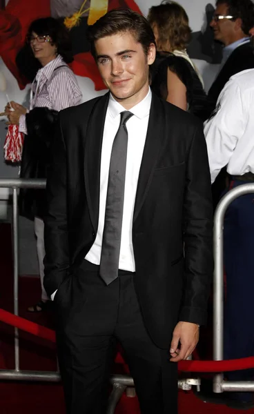 Skådespelaren Zac Efron Los Angeles Premiär High School Musical Senior — Stockfoto