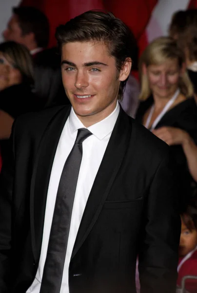 Herec Zac Efron Los Angeles Premiéra High School Musical Senior — Stock fotografie