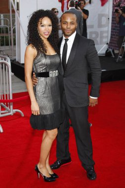 aktörler Brook Kerr ve Los Angeles şehrinde Oneal Warren Christopher premiere ' High School Musical 3: Senior Year' Galen Center, Los Angeles, California, Amerika Birleşik Devletleri 16 Ekim 2008 tarihinde düzenlenen.