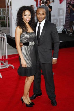 aktörler Brook Kerr ve Los Angeles şehrinde Oneal Warren Christopher premiere ' High School Musical 3: Senior Year' Galen Center, Los Angeles, California, Amerika Birleşik Devletleri 16 Ekim 2008 tarihinde düzenlenen.