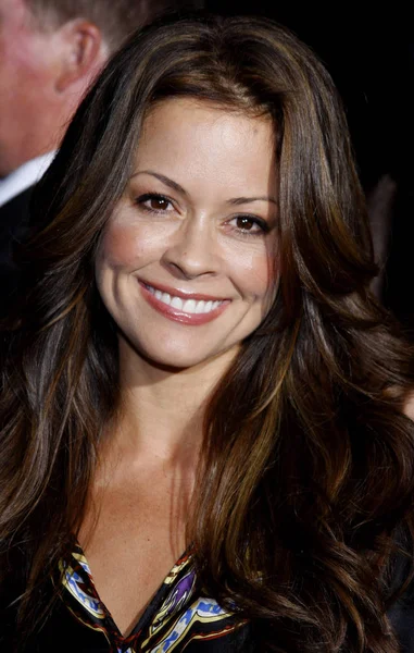 Presentador Televisión Brooke Burke Estreno Los Ángeles High School Musical —  Fotos de Stock