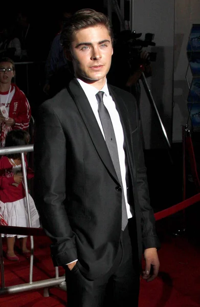 Herec Zac Efron Los Angeles Premiéra High School Musical Senior — Stock fotografie