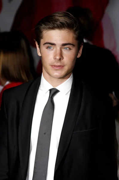 Herec Zac Efron Los Angeles Premiéra High School Musical Senior — Stock fotografie