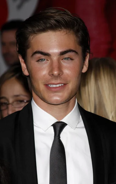 Acteur Zac Efron Première Los Angeles High School Musical Senior — Photo