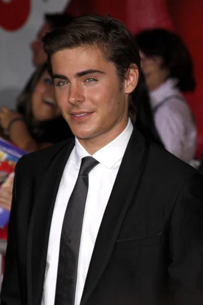 Actor Zac Efron Estreno Los Ángeles High School Musical Senior —  Fotos de Stock