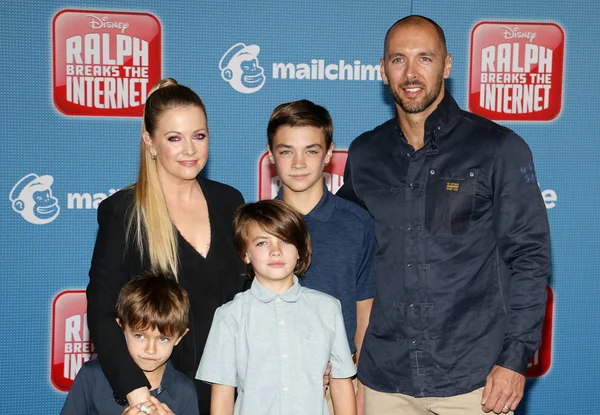 Melissa Joan Hart Mark Wilkerson Wereldpremière Van Ralph Breekt Het — Stockfoto