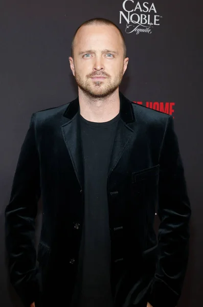 Acteur Aaron Paul Lors Première Los Angeles Welcome Home Qui — Photo