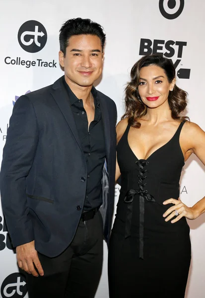 Mario Lopez Courtney Laine Mazza Eva Longoria Foundation Dinner Gala — Stock Photo, Image