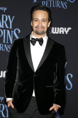 29 Kasım 2018 Hollywood, ABD Dolby tiyatroda aktör Lin-Manuel Miranda Disney's 'Mary Poppins Returns' Dünya galasında düzenlenen.