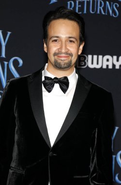 29 Kasım 2018 Hollywood, ABD Dolby tiyatroda aktör Lin-Manuel Miranda Disney's 'Mary Poppins Returns' Dünya galasında düzenlenen.