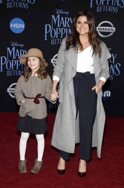 Tiffani Thiessen Harper Renn Smith Estreia Mundial Mary Poppins Returns — Fotografia de Stock