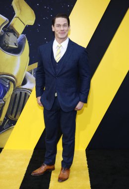 John Cena 'Bumblebee Tcl Çin Tiyatro IMAX Hollywood, ABD, 9 Aralık 2018 düzenlenen' Dünya galasında.