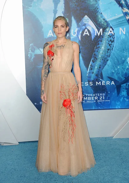 Skylar Grey Estreno Los Ángeles Aquaman Celebrado Tcl Chinese Theatre — Foto de Stock