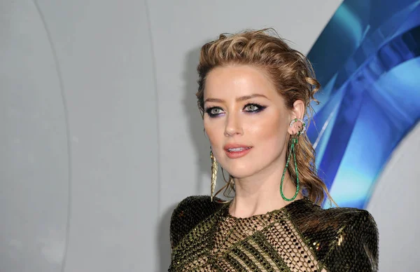 Amber Heard Los Angeles Premiere Van Aquaman Werd Gehouden December — Stockfoto