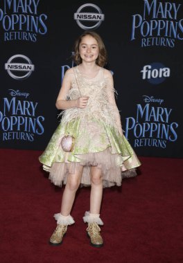 29 Kasım 2018 Dolby Theatre Hollywood, ABD oyuncu Pixie Davies Disney's 'Mary Poppins Returns' Dünya galasında düzenlenen.