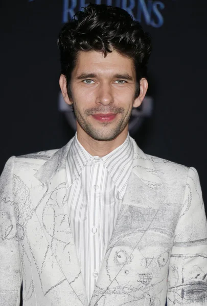 Skådespelaren Ben Whishaw Världspremiären Disneys Mary Poppins Returnerar Hölls Dolby — Stockfoto