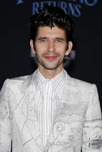 Skådespelaren Ben Whishaw Världspremiären Disneys Mary Poppins Returnerar Hölls Dolby — Stockfoto