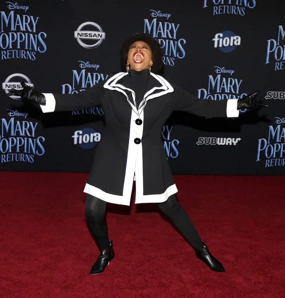 Actriz Jenifer Lewis Estreno Mundial Mary Poppins Returns Disney Celebrado — Foto de Stock