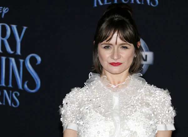 Kasım 2018 Hollywood Abd Dolby Tiyatroda Aktris Emily Mortimer Disney — Stok fotoğraf