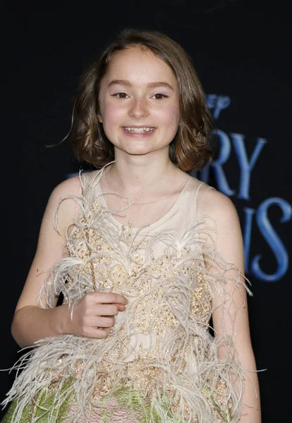 Actrice Pixie Davies Lors Première Mondiale Mary Poppins Returns Disney — Photo