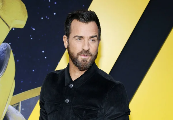Actor Justin Theroux World Premiere Bumblebee Held Tcl Chinese Theatre — Stock Photo, Image