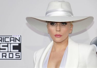 20 Kasım 2016 Los Angeles, ABD Microsoft Theater şarkıcı-oyuncu Lady Gaga 2016 Amerikan Müzik Ödülleri'nde düzenlenen.
