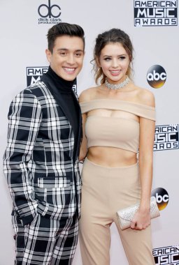 Los Angeles, ABD Microsoft Theater Gabriel Conte ve Jess Conte 2016 Amerikan Müzik Ödülleri'nde 20 Kasım 2016 yılında düzenlenen.