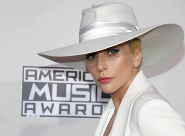 Cantante Actriz Lady Gaga 2016 American Music Awards Celebrado Microsoft — Foto de Stock