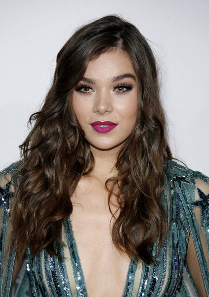 actress and singer Hailee Steinfeld at the 2016 American Music Awards held at the Microsoft Theater in Los Angeles, USA on November 20, 2016.