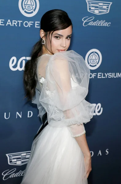 Sofia Carson Art Elysium 12Th Annual Heaven Celebration Held Private — Stock Photo, Image