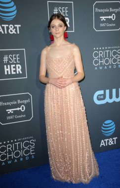 Thomasin Harcourt Mckenzie, 24 yıllık Critics'Choice Awards Santa Monica, ABD Barker Hangar 13 Ocak 2019 düzenlenen.