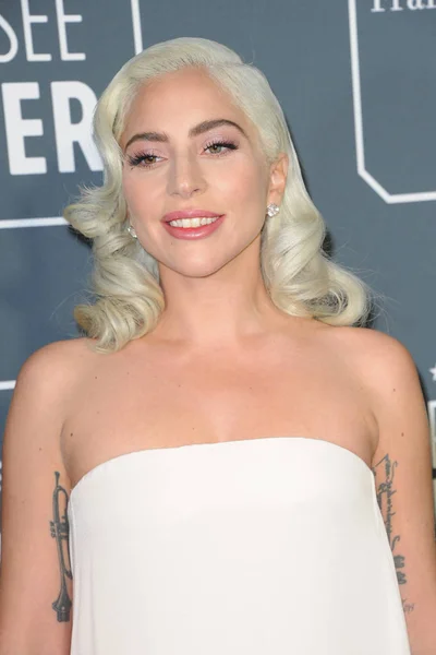 Lady Gaga Yıllık Critics Choice Awards Santa Monica Abd Barker — Stok fotoğraf
