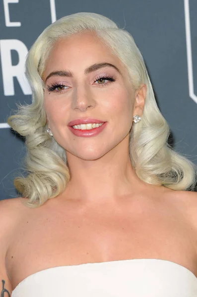 Lady Gaga 24Th Annual Critics Choice Awards Tenutosi Presso Barker — Foto Stock