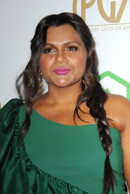 Mindy Kaling 30 yıllık üreticileri Guild Ödülleri'nde 19 Ocak 2019 Beverly Hills, ABD Beverly Hilton Otel'inde düzenlenen.