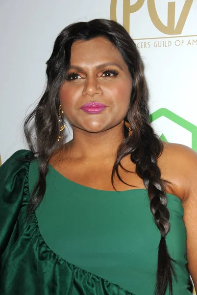 Mindy Kaling 30 yıllık üreticileri Guild Ödülleri'nde 19 Ocak 2019 Beverly Hills, ABD Beverly Hilton Otel'inde düzenlenen.