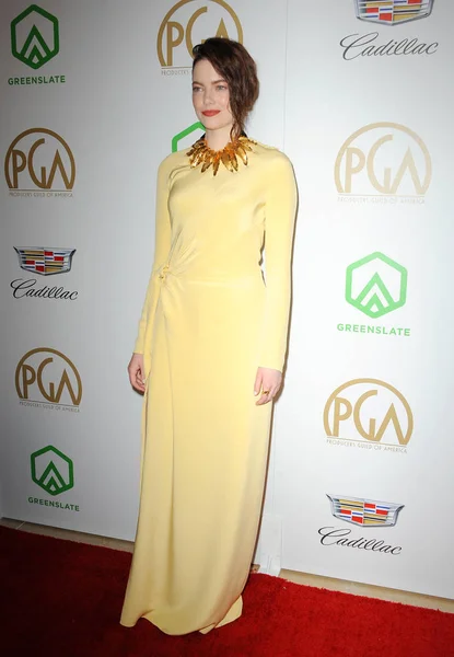 Emma Stone 30Th Annual Producers Guild Awards Held Beverly Hilton — Stock Photo, Image